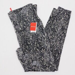 Spanx Faux Leather Snake Shine Animal Print Leggings 1X NWT (122925)